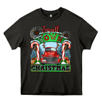 Asphalt small town christmas Heavy Core Tee - CowGirlArtShop