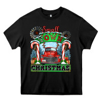 Black small town christmas Heavy Core Tee - CowGirlArtShop