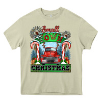 Mossy small town christmas Heavy Core Tee - CowGirlArtShop
