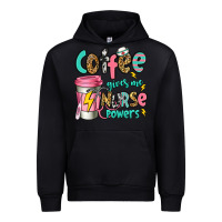 Black coffee gives me nurse powers Urban Hoodie - Jasminsmagicworld