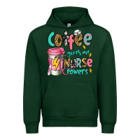 Forest Green coffee gives me nurse powers Urban Hoodie - Jasminsmagicworld