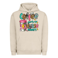 Pigment French Oak coffee gives me nurse powers Urban Hoodie - Jasminsmagicworld