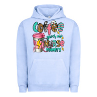 Pigment Grape Ice coffee gives me nurse powers Urban Hoodie - Jasminsmagicworld