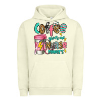 Pigment Pistachio coffee gives me nurse powers Urban Hoodie - Jasminsmagicworld