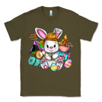 Army Green Easter Day Camper  Happy Easter Day Classic Tee - CowGirlArtShop