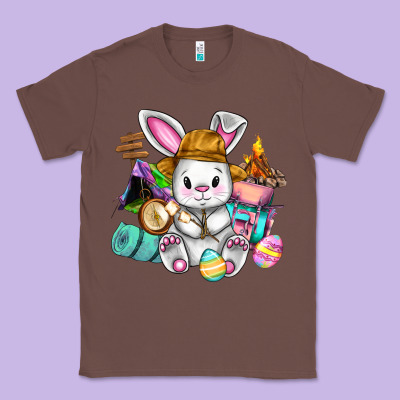 Easter Day Camper  Happy Easter Day Classic Tee Designed By Cowgirlartshop