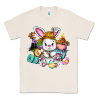Natural Easter Day Camper  Happy Easter Day Classic Tee - CowGirlArtShop