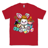 Red Easter Day Camper  Happy Easter Day Classic Tee - CowGirlArtShop