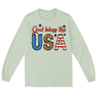 Matcha god bless the usa Long Sleeve Tee - BundleAndBundleShop