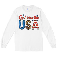 White god bless the usa Long Sleeve Tee - BundleAndBundleShop