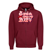 Senior Class Of 2024 Zipper Hoodie | Teevron