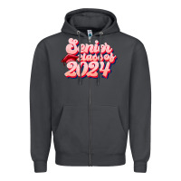 Smoke senior class of 2024 Zipper Hoodie - JahusDesignShop