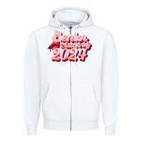 White senior class of 2024 Zipper Hoodie - JahusDesignShop