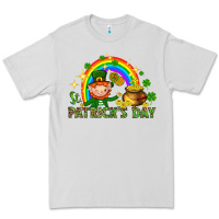 Dove Grey St. Patrick's Day Elf with elements Premium Tee - HowdyJamesFarm