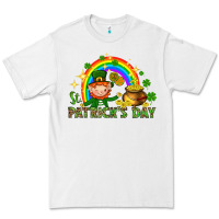 White St. Patrick's Day Elf with elements Premium Tee - HowdyJamesFarm