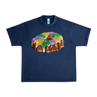 Navy Mardi gras king cake Urban Heavy Tee - RanaPortraitStore