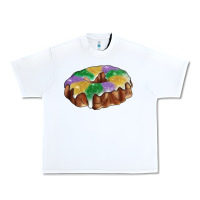 White Mardi gras king cake Urban Heavy Tee - RanaPortraitStore