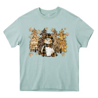 Arona snowman with christmas trees 11inches Heavy Core Tee - CowGirlArtShop