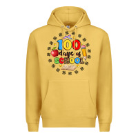 Antique Gold 100 days of school Premium Hoodie - Artiststas
