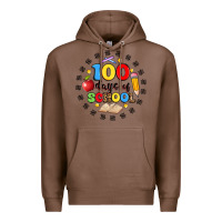 Chestnut 100 days of school Premium Hoodie - Artiststas