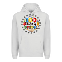 Dove Grey 100 days of school Premium Hoodie - Artiststas