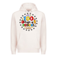 Pale Pink 100 days of school Premium Hoodie - Artiststas