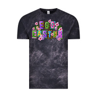 Cloud Black egg and easter Vintage Tee - FaDigitalArtStudio