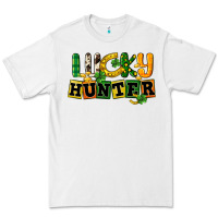 White Lucky hunter St. Patrick's Day Premium Tee - CowGirlArtShop