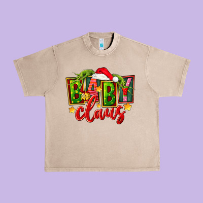 Christmas Baby Claus Urban Heavy Tee Designed By Fadigitalartstudio