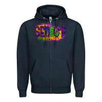 Navy senior 2024 halloween Zipper Hoodie - JahusDesignShop