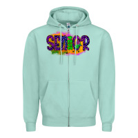 Seafoam senior 2024 halloween Zipper Hoodie - JahusDesignShop