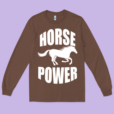 Horse Power Long Sleeve Tee Designed By Bettercallsaul