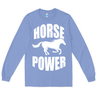 Colony Blue Horse Power Long Sleeve Tee - Bettercallsaul