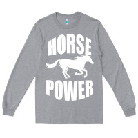 Heather Grey Horse Power Long Sleeve Tee - Bettercallsaul
