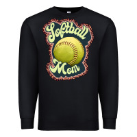 Black softball mom Premium Sweatshirt - JahusDesignShop