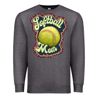 Charcoal Heather softball mom Premium Sweatshirt - JahusDesignShop