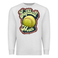 Oatmeal Heather softball mom Premium Sweatshirt - JahusDesignShop