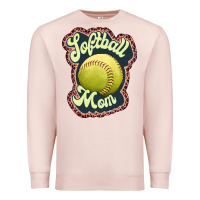Pale Pink softball mom Premium Sweatshirt - JahusDesignShop