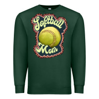 Sports Green softball mom Premium Sweatshirt - JahusDesignShop