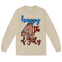 Mushroom happy 4th of july Long Sleeve Tee - BundleAndBundleShop