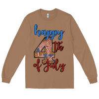 Toasted Coconut happy 4th of july Long Sleeve Tee - BundleAndBundleShop