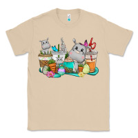 Mushroom Easter Hippopotamus coffee cups Easter Day Classic Tee - CowGirlArtShop