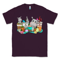 Plum Easter Hippopotamus coffee cups Easter Day Classic Tee - CowGirlArtShop
