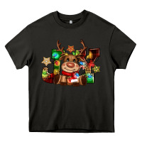 Asphalt reindeer joy christmas Heavy Core Tee - CowGirlArtShop