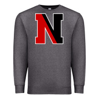 Charcoal Heather Northeastern Gifts, Huskies Long Sleeve Premium Sweatshirt - DesigneFamous