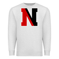 Oatmeal Heather Northeastern Gifts, Huskies Long Sleeve Premium Sweatshirt - DesigneFamous