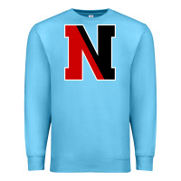 Ocean Blue Northeastern Gifts, Huskies Long Sleeve Premium Sweatshirt - DesigneFamous