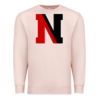 Pale Pink Northeastern Gifts, Huskies Long Sleeve Premium Sweatshirt - DesigneFamous