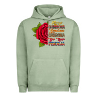 Pigment Oil Green Always chingona sometimes cabrona but never pendej Urban Hoodie - RanaPortraitStore