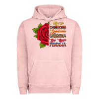 Pigment Salmon Always chingona sometimes cabrona but never pendej Urban Hoodie - RanaPortraitStore